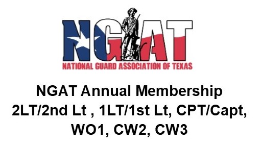 NGAT Annual Membership - Company Grade Officers (O1-O3, WO1-CW3)